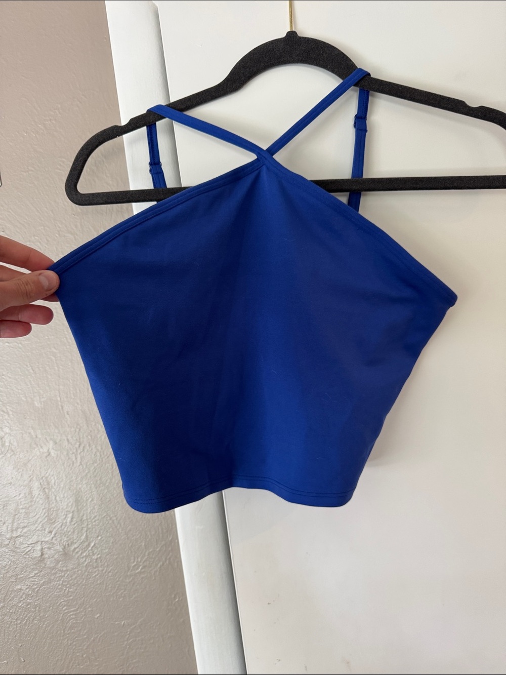 Gap Body Blue Crop Tank Top Sz M